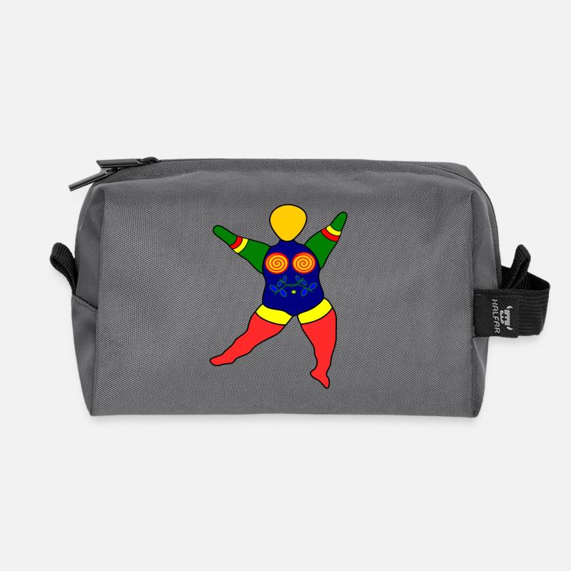 Nana - Nana - Recycelte Kulturtasche - Anthrazit