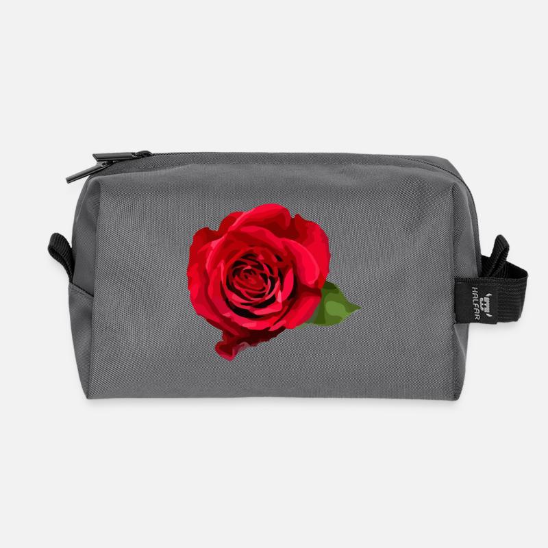 Rose - Recycelte Kulturtasche - Anthrazit