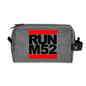 RUN M52 - Recycelte Kulturtasche - Anthrazit - Vorne