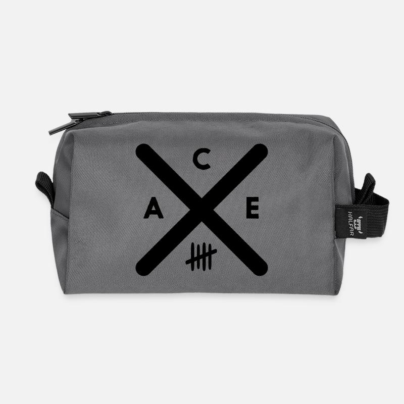 ACE - Recycelte Kulturtasche - Anthrazit
