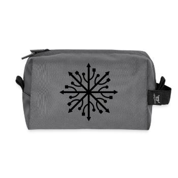 USB-Stern - Recycelte Kulturtasche - Anthrazit - Vorne