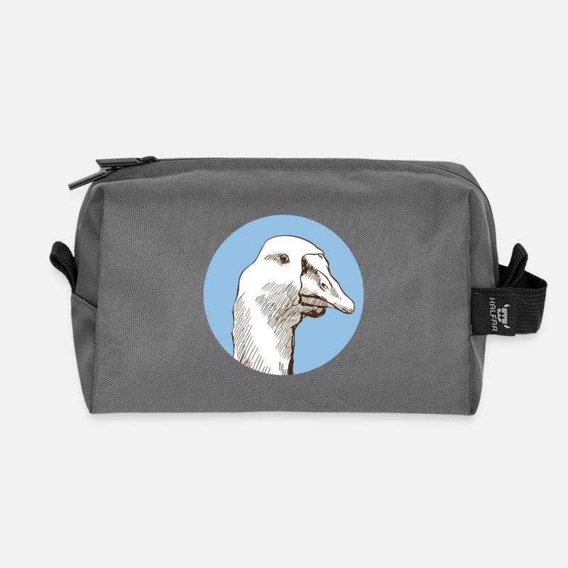 Gans - Recycelte Kulturtasche - Anthrazit