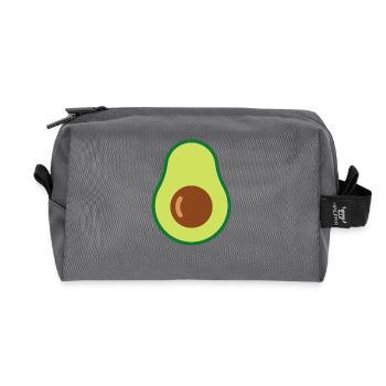 Avocado - Recycelte Kulturtasche - Anthrazit - Vorne