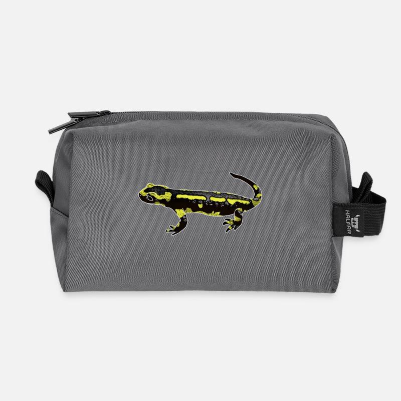 Feuersalamander - Recycelte Kulturtasche - Anthrazit