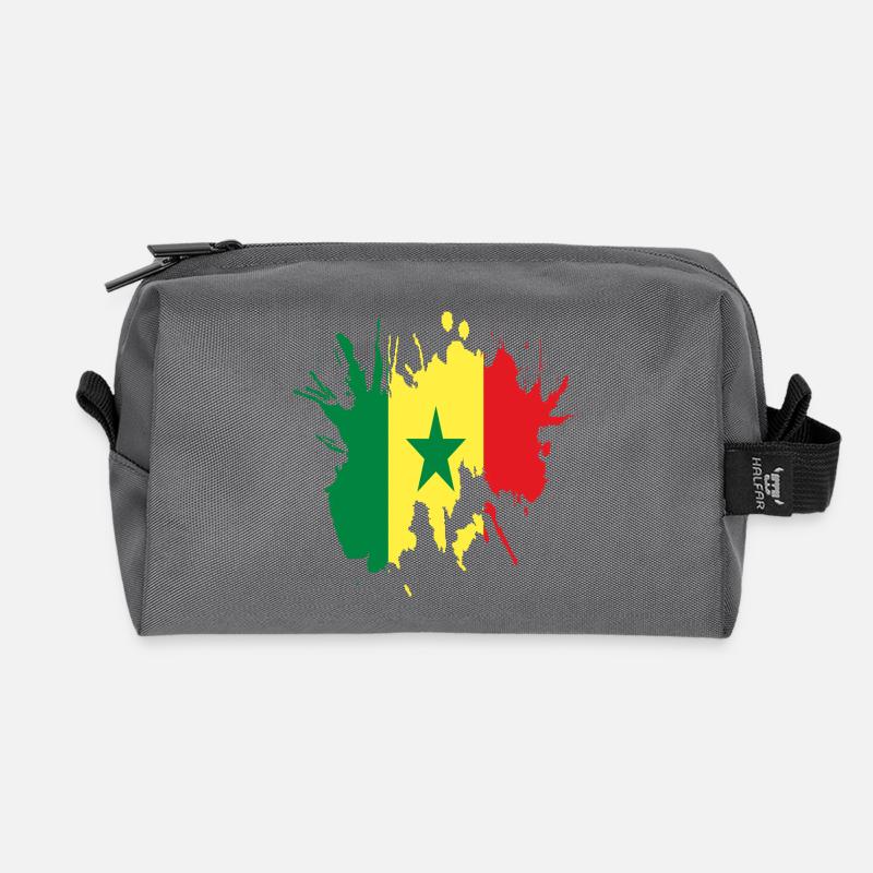 Senegal - Recycelte Kulturtasche - Anthrazit