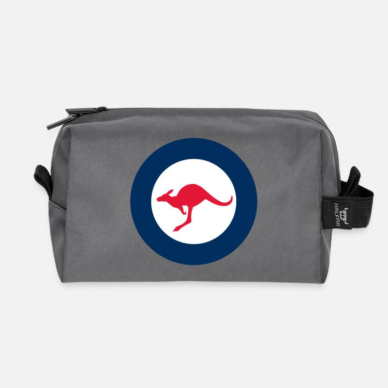 Luftstreiter Australien Luftwaffe Australien - Recycelte Kulturtasche - Anthrazit