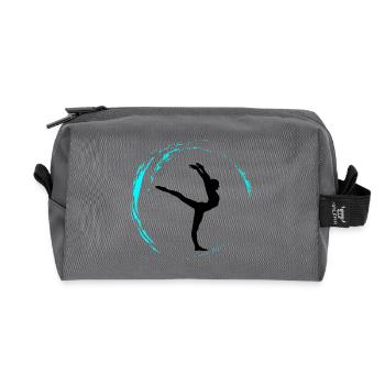 Gymnastics rythmiques - Trousse de toilette en tissu recyclé - anthracite - Devant