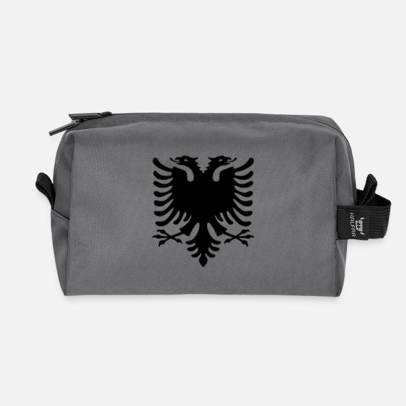 Shqiponja - Recycelte Kulturtasche - Anthrazit