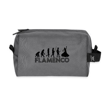 Flamenco Evolution 2 - Black - Trousse de toilette en tissu recyclé - anthracite - Devant