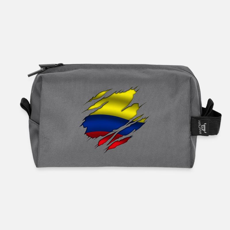 Kolumbien - Recycelte Kulturtasche - Anthrazit