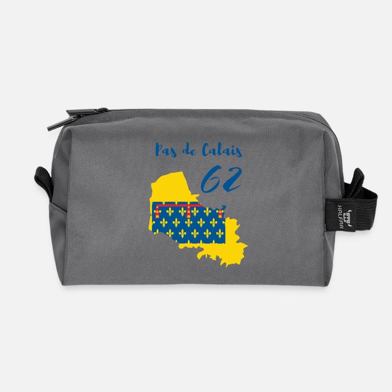 Pas de calais - Trousse de toilette en tissu recyclé - anthracite