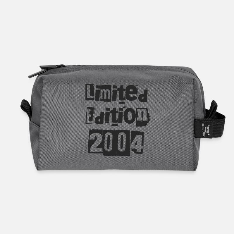 Edition limitée 2004 - Trousse de toilette en tissu recyclé - anthracite