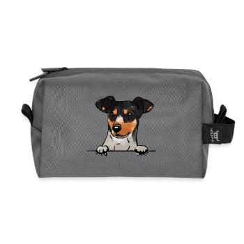 Andalusischer Rattenjagdhund für Guckhundeliebhaber - Recycelte Kulturtasche - Anthrazit - Vorne