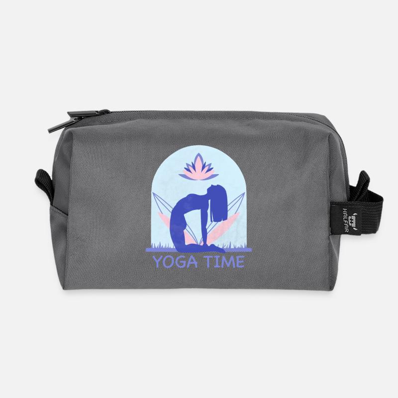 Yoga - Recycelte Kulturtasche - Anthrazit