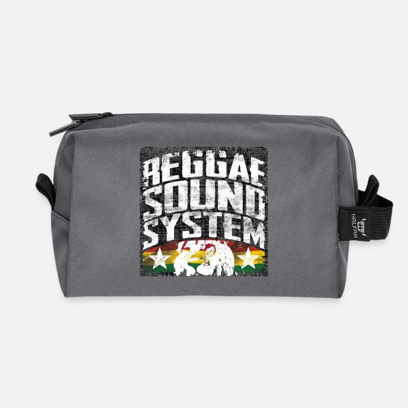 Reggae Sound System - Recycelte Kulturtasche - Anthrazit