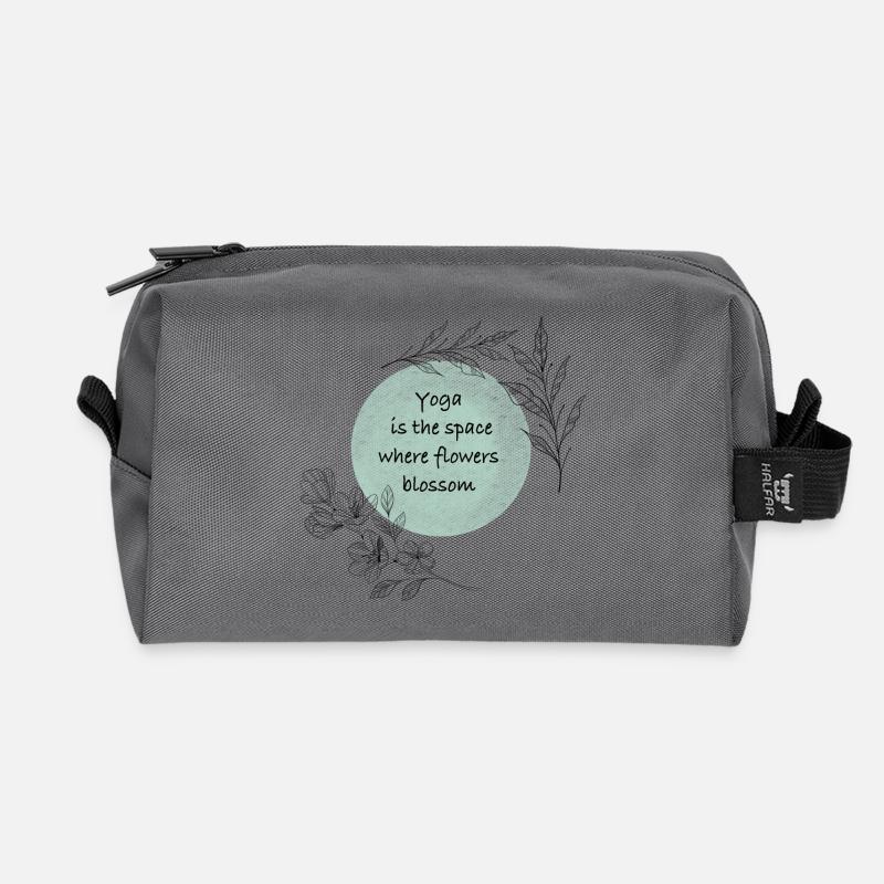 Yoga - Recycelte Kulturtasche - Anthrazit