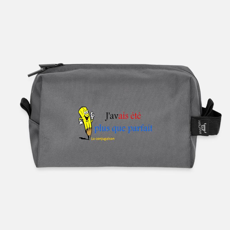 plus que parfait - Trousse de toilette en tissu recyclé - anthracite