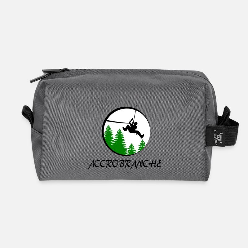 Baumklettern - Recycelte Kulturtasche - Anthrazit