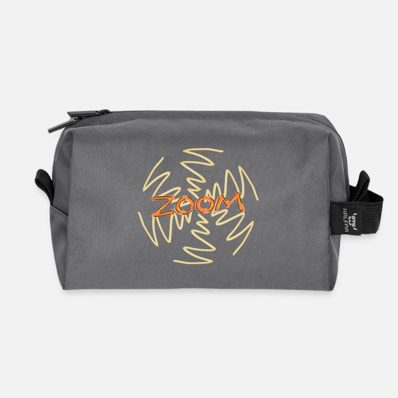 ZOOM! - Recycelte Kulturtasche - Anthrazit