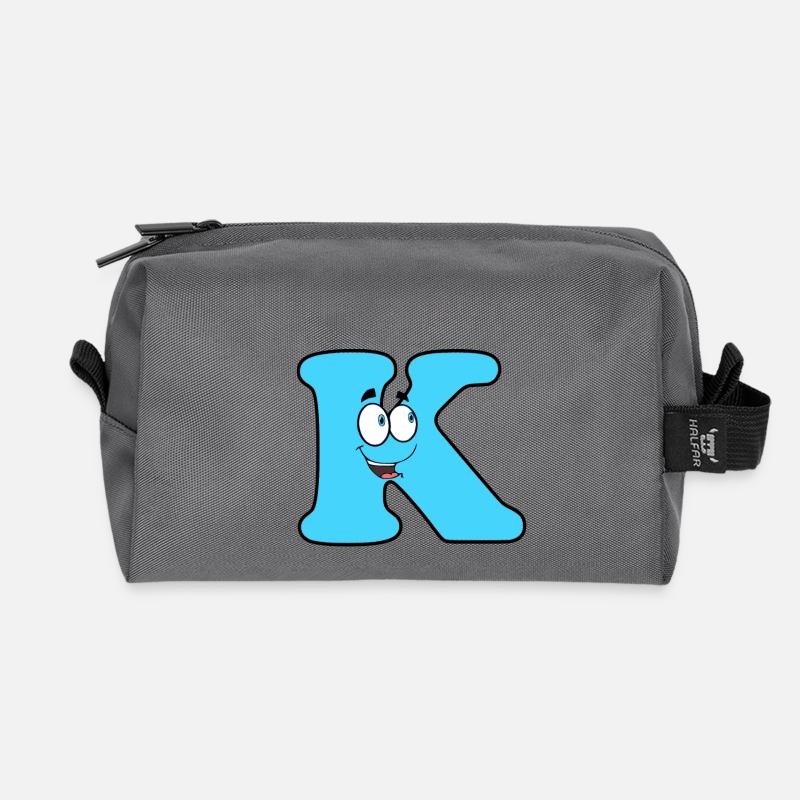 K - Recycelte Kulturtasche - Anthrazit
