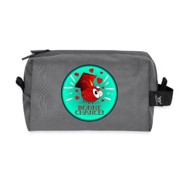Bonne Chance Examen France - Succès - Trousse de toilette en tissu recyclé - anthracite - Devant