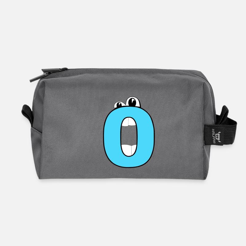 O - Recycelte Kulturtasche - Anthrazit