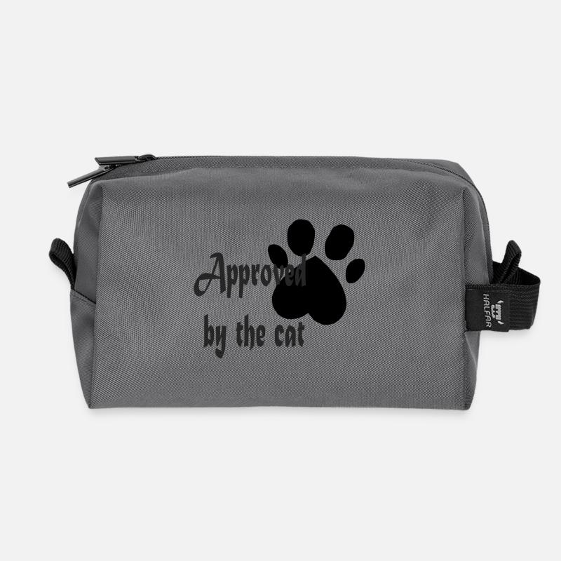 Approved by the cat - Recycelte Kulturtasche - Anthrazit