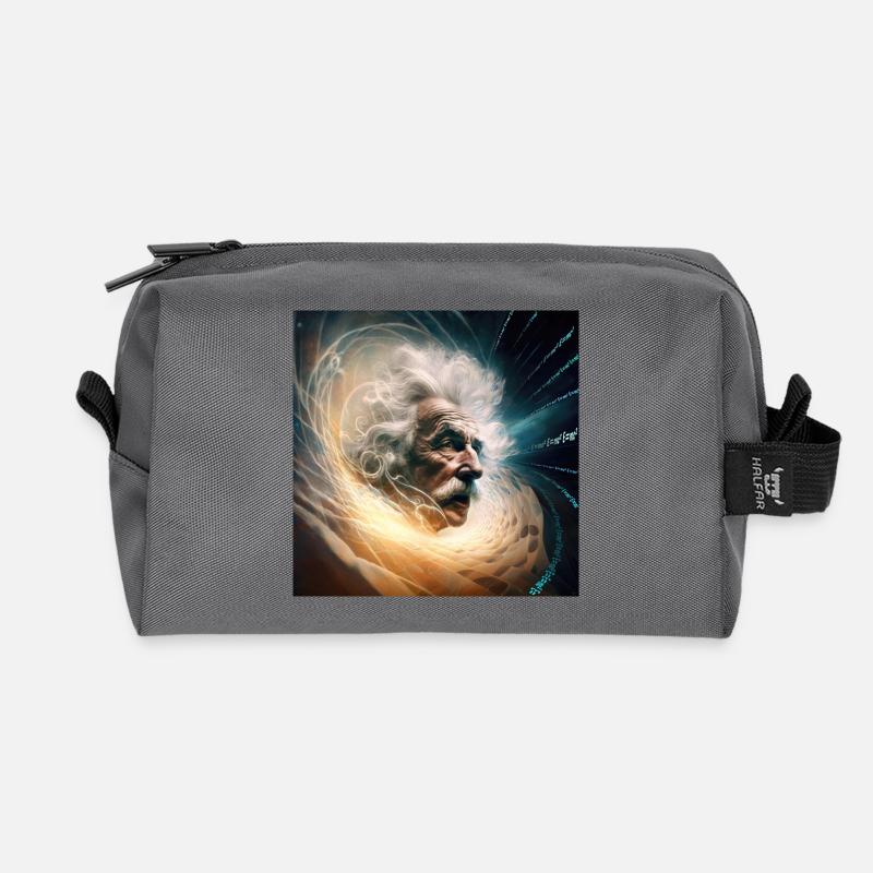 Albert MC2 - Recycled Toiletry Zip Bag - anthracite