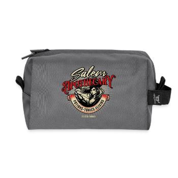 Sorcière apothicaire de Salem - Trousse de toilette en tissu recyclé - anthracite - Devant