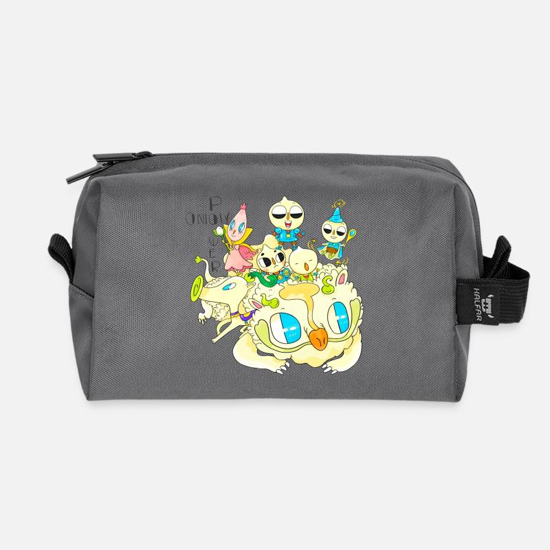 Zwiebelteam - Recycelte Kulturtasche - Anthrazit