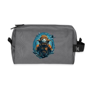 Taucher - Recycelte Kulturtasche - Anthrazit - Vorne