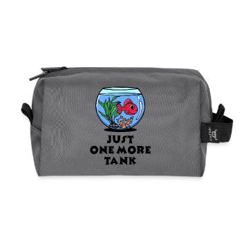 Pets Statement Aquarium Fish Pet - Recycled Toiletry Zip Bag - anthracite - Front