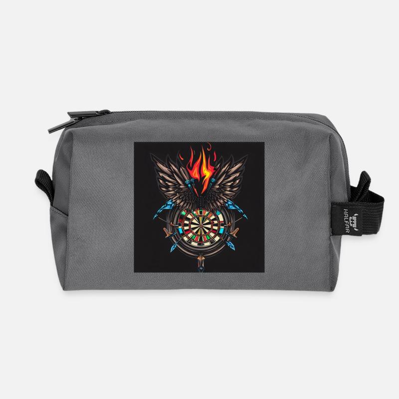 Dart - Recycelte Kulturtasche - Anthrazit