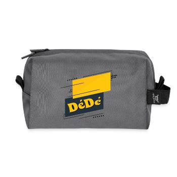 Dédé - Recycelte Kulturtasche - Anthrazit - Vorne