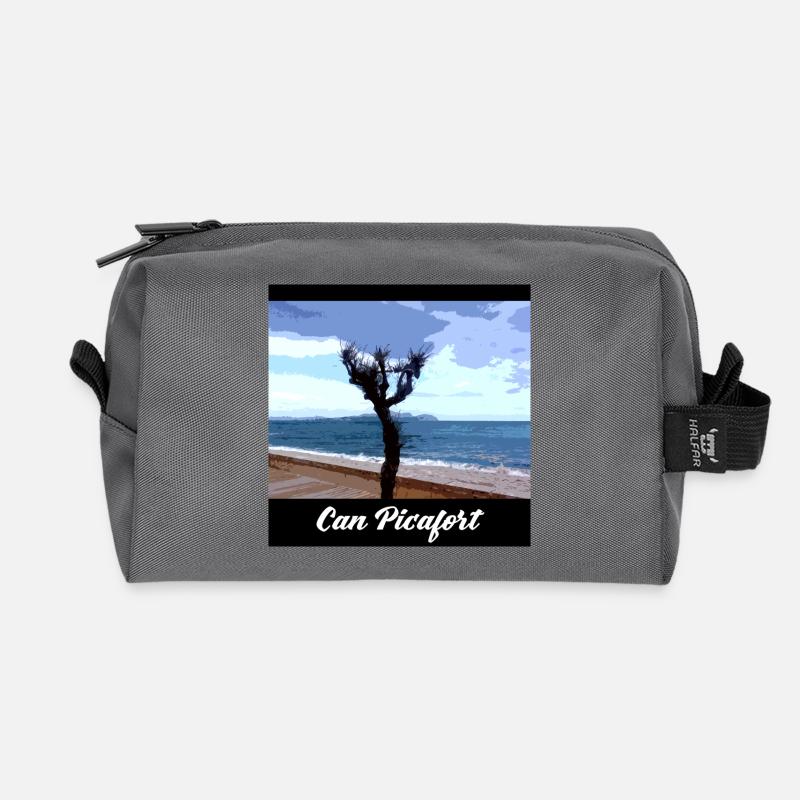 Can Picafort - Mallorca - Recycelte Kulturtasche - Anthrazit