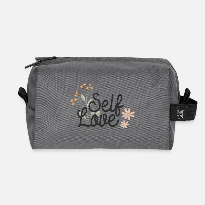 Selbstliebe - Recycelte Kulturtasche - Anthrazit