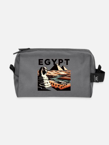 Ägypten - Recycelte Kulturtasche - Anthrazit