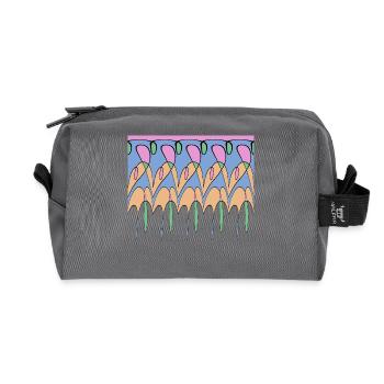 Spring 2 - Recycelte Kulturtasche - Anthrazit - Vorne