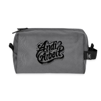 Andi Arbeit! Andreas, Andi, Andrea, Andy, Name - Recycelte Kulturtasche - Anthrazit - Vorne