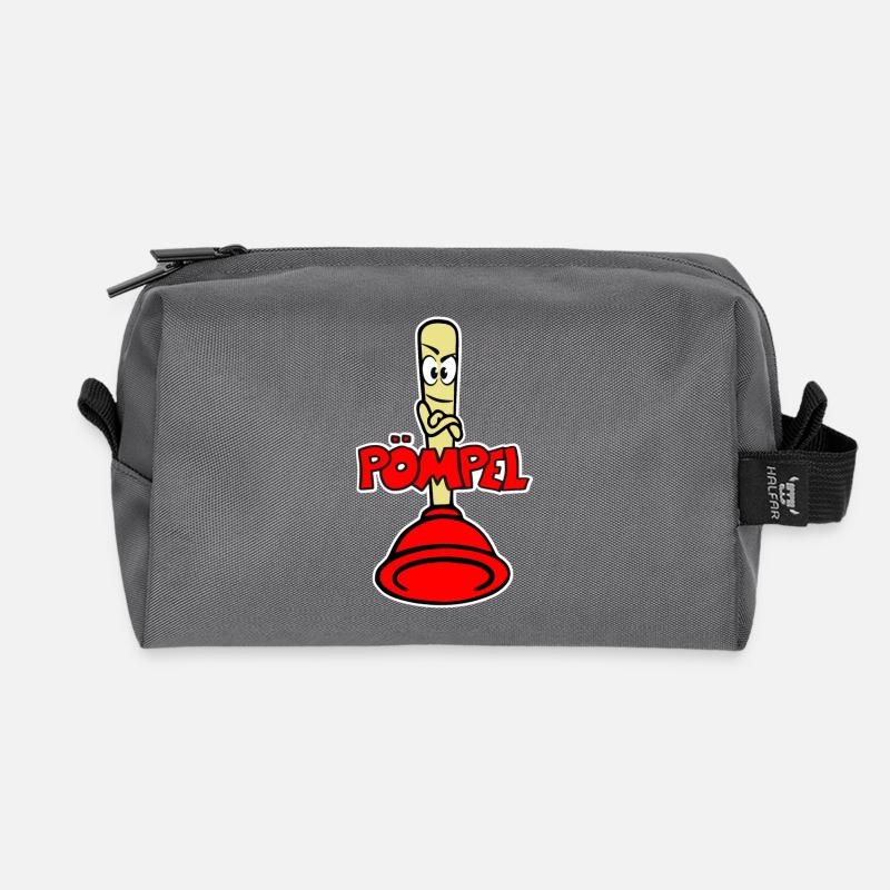 Pömpel - Recycelte Kulturtasche - Anthrazit