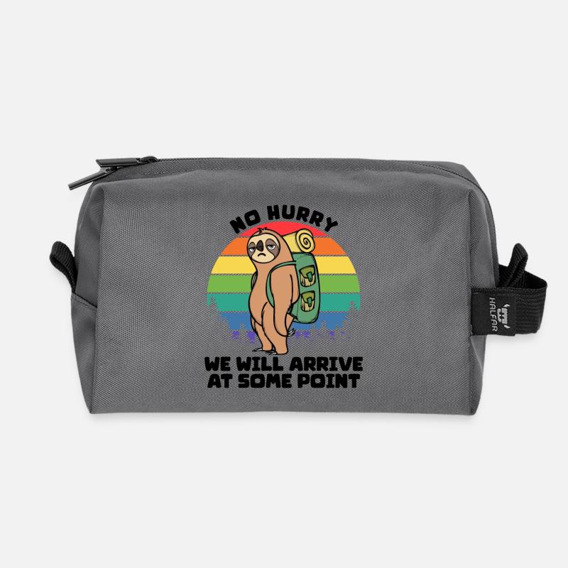 Campingplatz Wanderer Statement Camping Natur - Recycelte Kulturtasche - Anthrazit