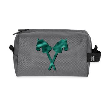 Hobby-Horsing REITEN - Recycelte Kulturtasche - Anthrazit - Vorne