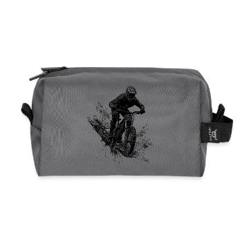 Schlamm Mountainbiker Outdoor Abfahrt - Recycelte Kulturtasche - Anthrazit - Vorne