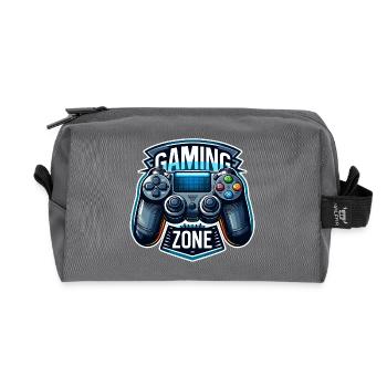 Gaming Zone - Controller Illustration - Recycelte Kulturtasche - Anthrazit - Vorne