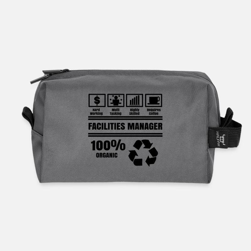 Manager Statement Geld Verdienen Job Karriere - Recycelte Kulturtasche - Anthrazit
