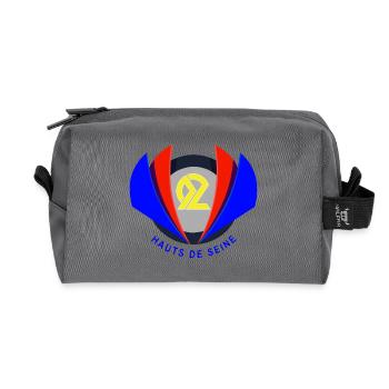 Hauts de seine - Recycled Toiletry Zip Bag - anthracite - Front