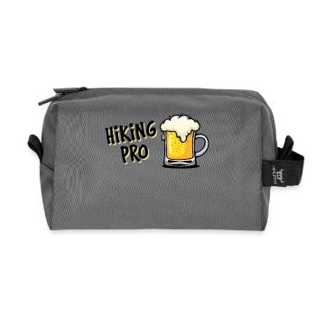 Refuelling Statement Petrol Pump Energy Electricity - Recycled Toiletry Zip Bag - anthracite - Front