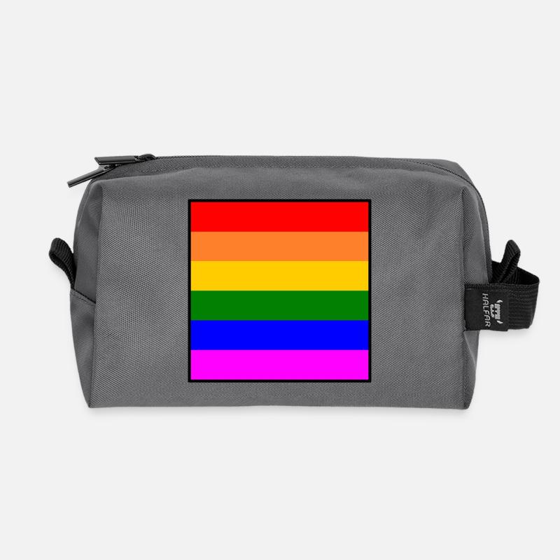 Lgbtq - Recycelte Kulturtasche - Anthrazit