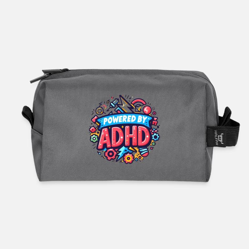ADHS - Recycelte Kulturtasche - Anthrazit