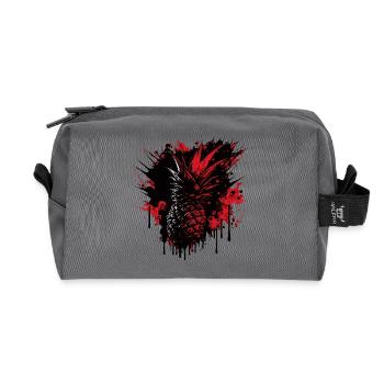 Fruit de l’ananas - Trousse de toilette en tissu recyclé - anthracite - Devant